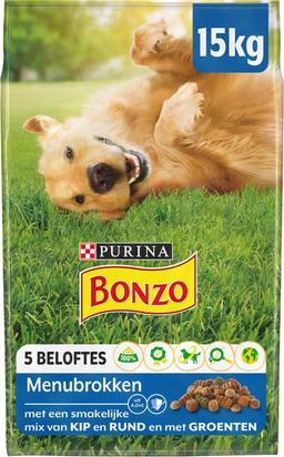 Bonzo Menubrokken Adult Hondenvoer Kip