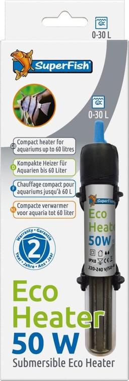 Superfish Eco Heater 50w 17cm