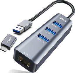 Sounix USB-C Naar Ethernet Adapter