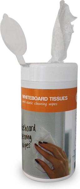 Whiteboard tissues (whipes)