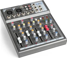 Vonyx VMM-F401 Music Mixer 4Ch/MP3/Echo