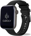 GØDLY® 45 Premium Smartwatch Smartwatch zwart.