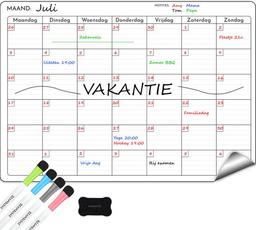 Systemyze Maandplanner Whiteboard Magnetisch Planbord