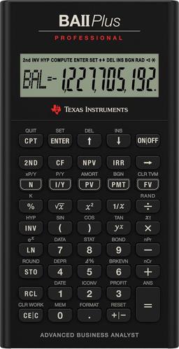 Texas Instruments Texas financiële rekenmachine