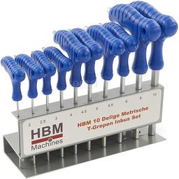 HBM 10 Delige Metrische T-Grepen