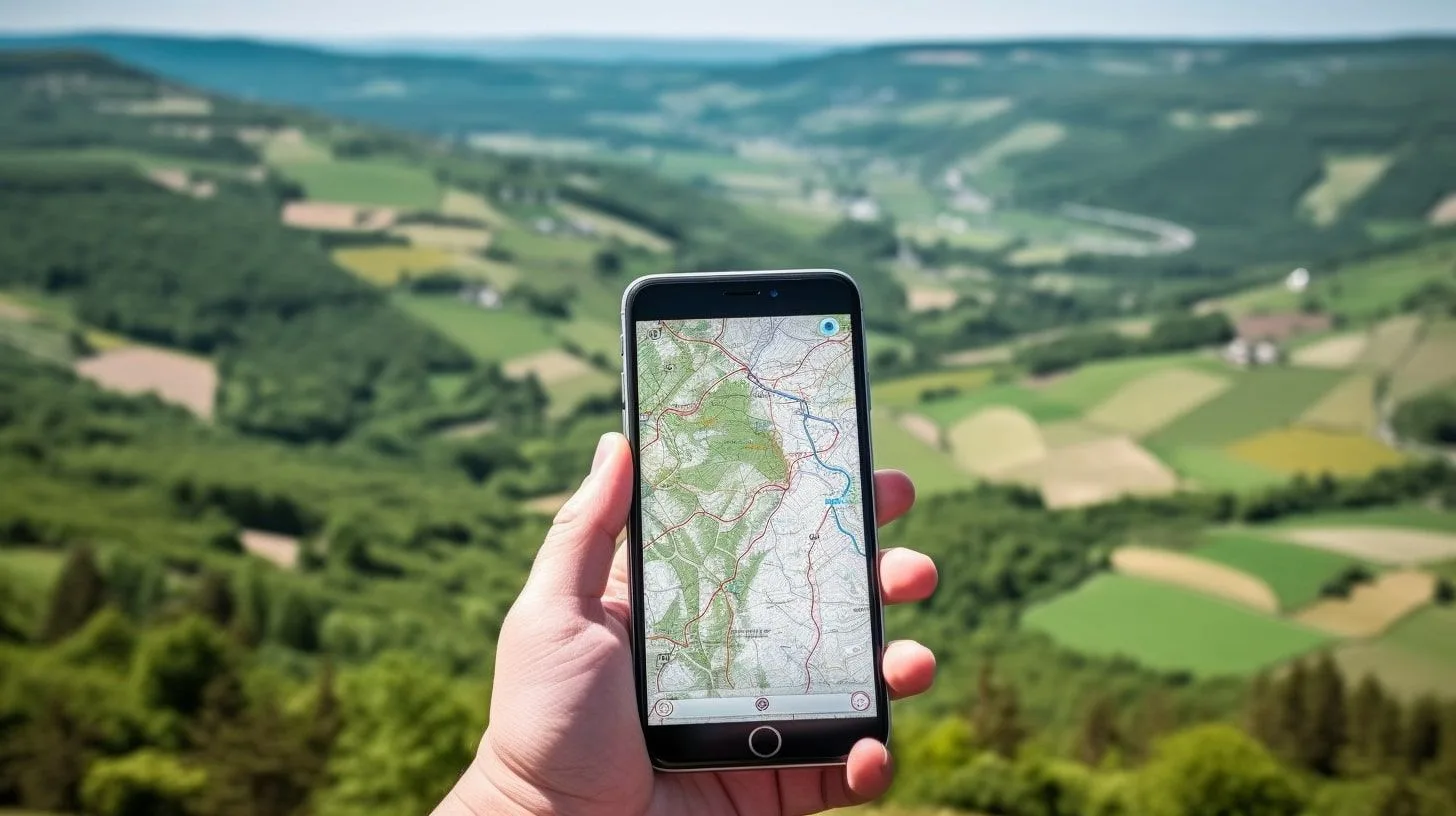 gps in hand