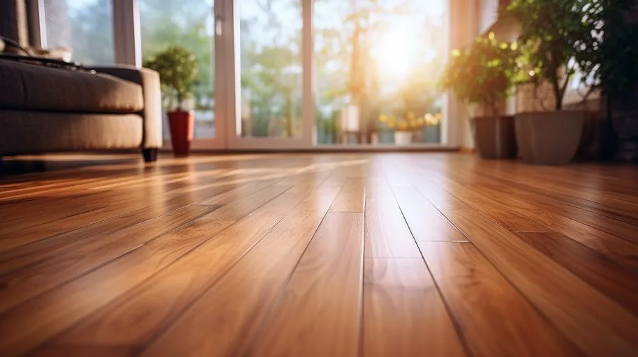 Houten vloer in huiskamer