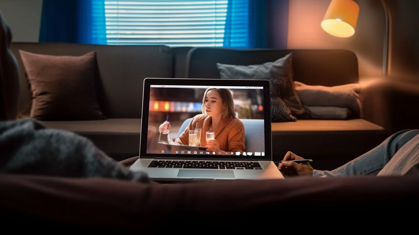 laptop op de bank