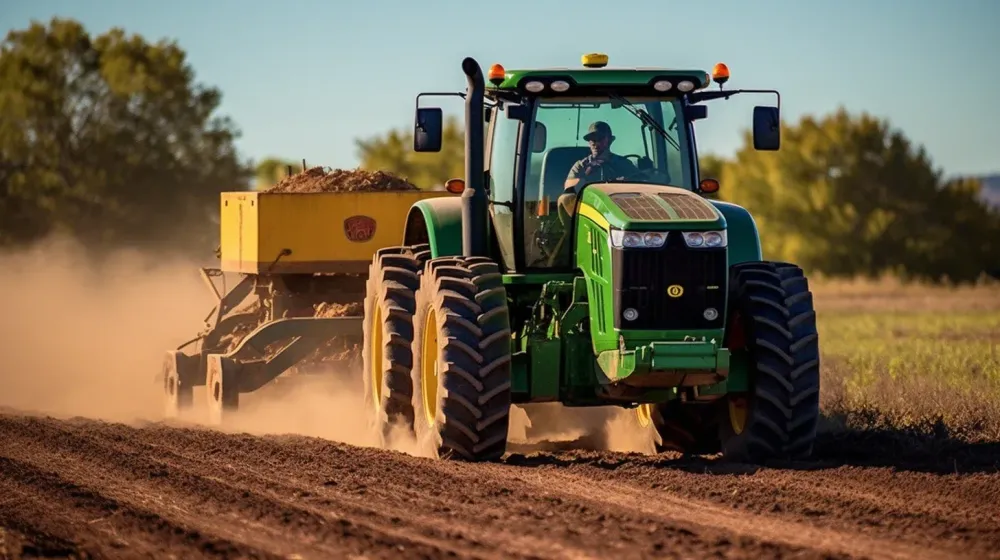 Tractor op veld