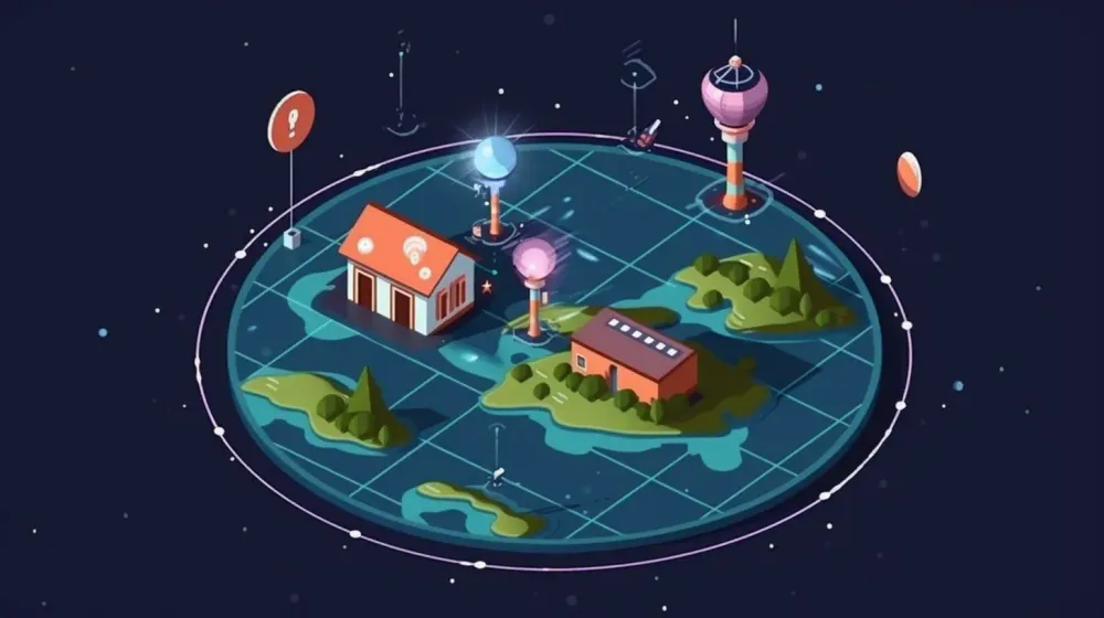 GPS-satellieten rond aarde