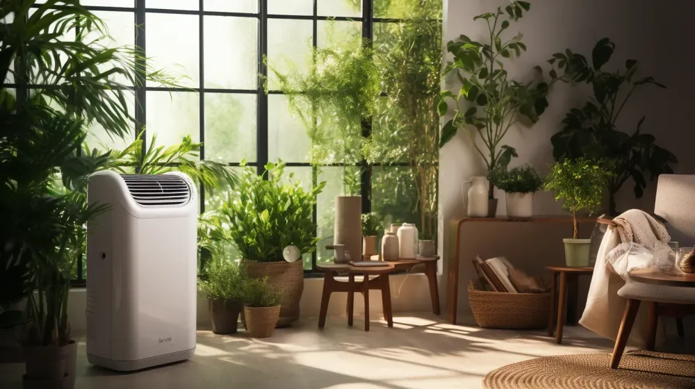 Mobiele airco met warmtepomp