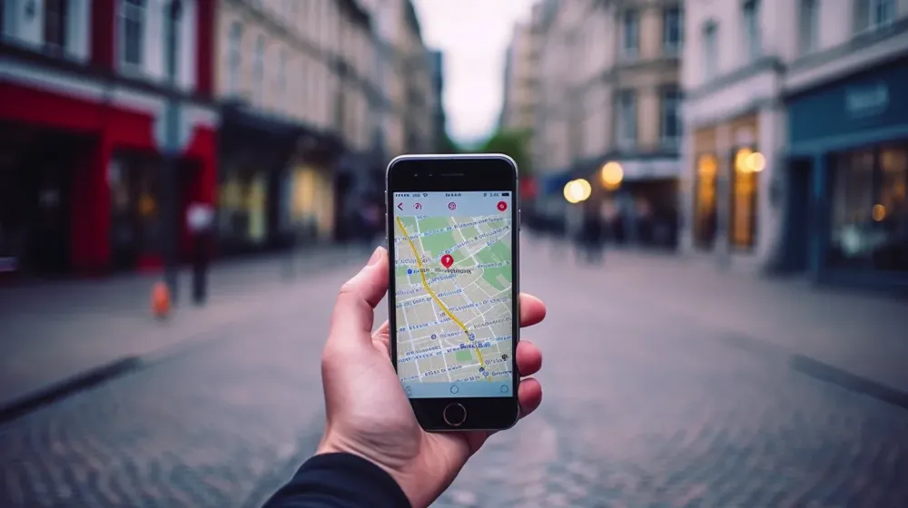 Smartphone in hand