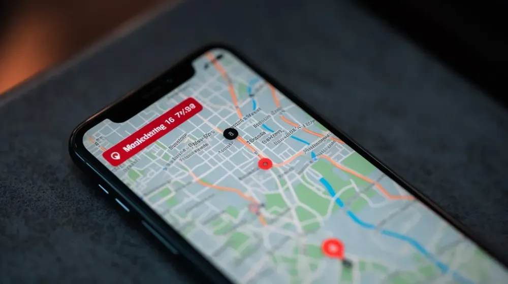 gps op telefoon