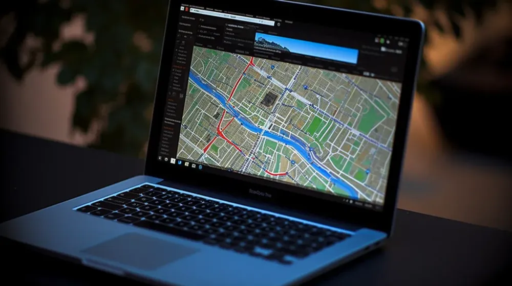 Persoon gebruikt Google Maps