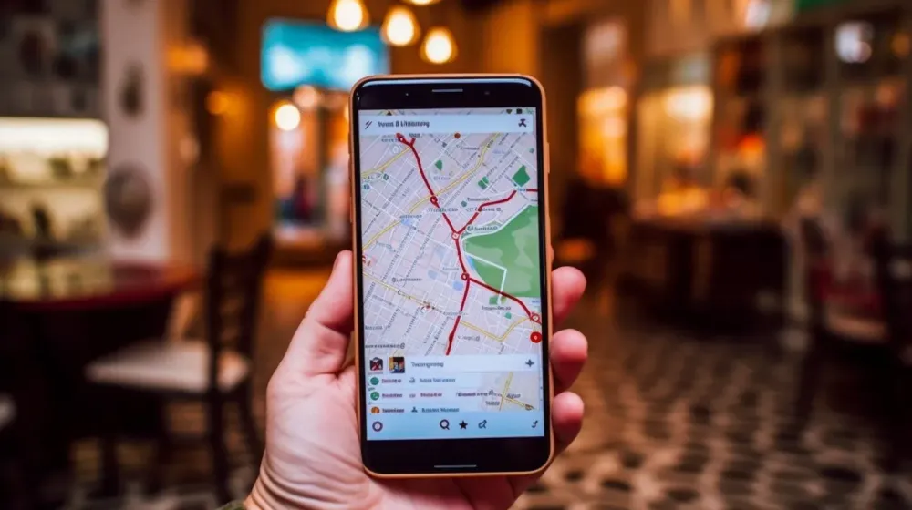 gps in hand