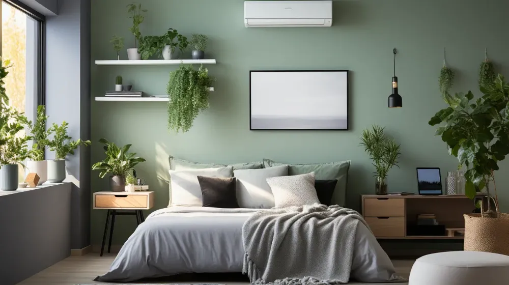Split airco in slaapkamer