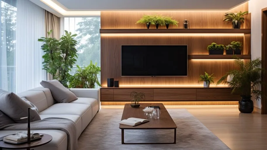 led verlichting in huiskamer
