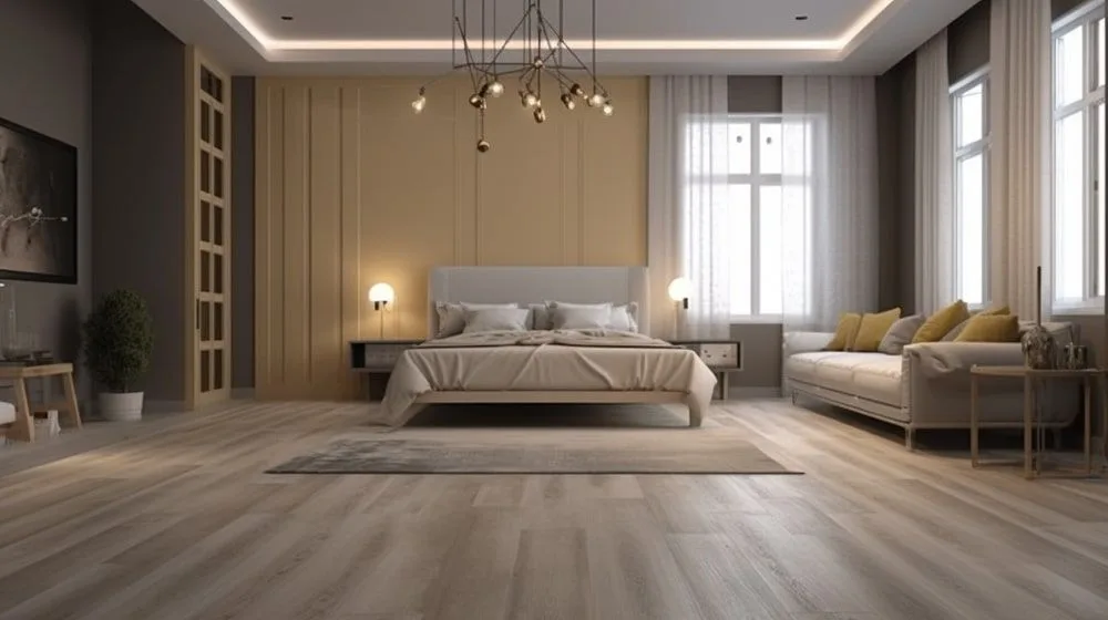 PVC vloer in slaapkamer