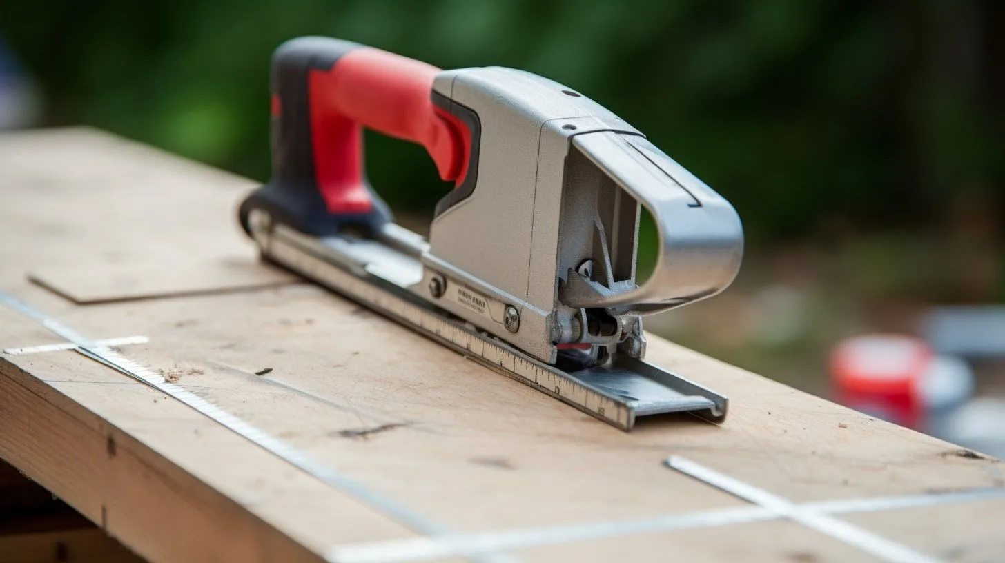 Tacker op houten ondergrond